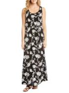 Karen Kane Embroidered Floral Maxi Dress