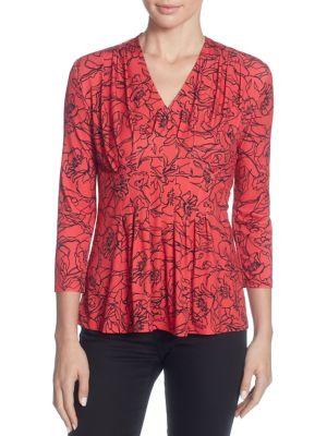Catherine Catherine Malandrino Rea Pleated Top