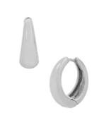 Kenneth Cole Clicktop Hoop Earrings
