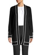 Calvin Klein Contrasting Piped Cardigan