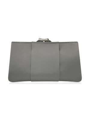 Adrianna Papell Satin Convertible Clutch
