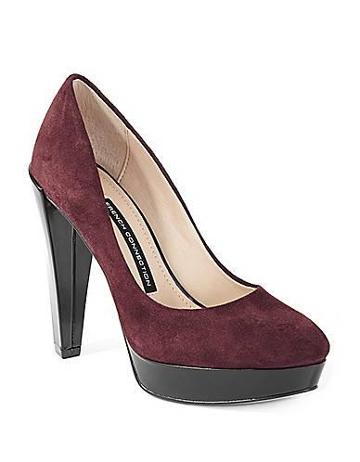 French Connection French Connection Nambia Suede Platform Pumps