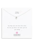 Dogeared Three Wishes Crystal Pendant Necklace