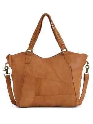 Day And Mood Medium Braided Leather Satchel
