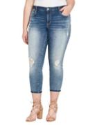 Jessica Simpson Plus Forever Rolled-ankle Jeans