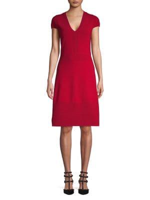 Michael Michael Kors Textured A-line Dress