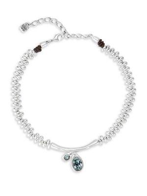 Uno De 50 Swarovski Crystal Choker Necklace
