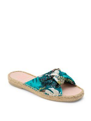 Dolce Vita Benicia Fabric Espadrille Slides