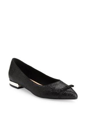 Nanette By Nanette Lepore Dina Glitter Ballet Flats