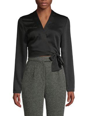 The Fifth Label Tonic Cropped Wrap Top
