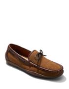 Tommy Bahama Odinn Camp Perforated Leather Boat Shoes