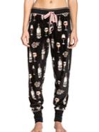 Pj Salvage Smell The Rose Printed Joggers