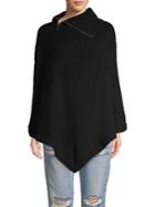 Michael Michael Kors Asymmetric Ribbed Poncho