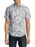 Boss Floral Cotton Button-down Shirt