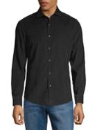 Black Brown Corduroy Shirt