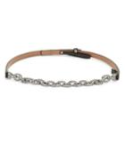 Bcbgmaxazria Pave Chain-link Faux Leather Belt