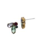 Sorrelli Jewel Tone Vervain Crystal Cluster Earrings