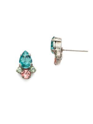 Sorrelli Vivid Horizons Arum Crystal Stud Earrings