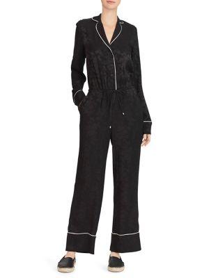 Lauren Ralph Lauren Floral Jacquard Jumpsuit