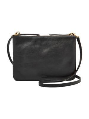 Fossil Devon Leather Crossbody Bag