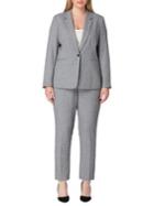 Tahari Arthur S. Levine Plaid Pant Suit