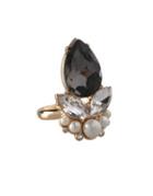 Bcbgeneration Crystal Craze Faux Pearl Multi-stone Ring