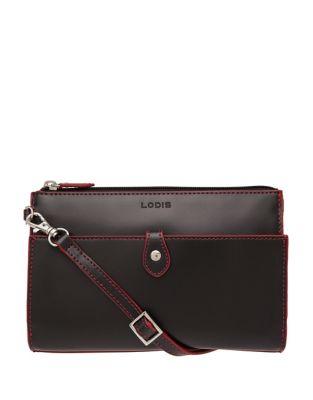 Lodis Audrey Under Lock And Key Rfid Vicky Leather Convertible Crossbody Clutch