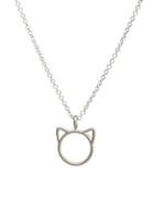 Dogeared Reminders Sterling Silver Purrfection Pendant Necklace