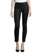 7 For All Mankind Ankle Skinny Coated Jeans