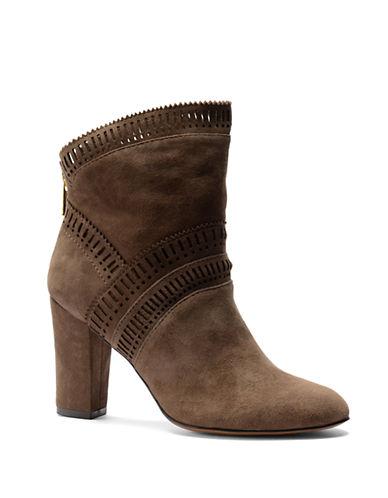 Isola Evoda Lasercut Suede Ankle Boots