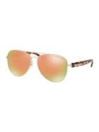 Michael Kors Pandora 58mm Aviator Sunglasses