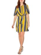 Dorothy Perkins Striped Tie-front Shirt Dress