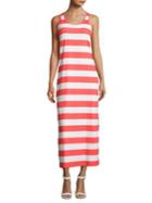 Michael Kors Striped Racerback Dress