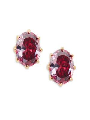 Kate Spade New York Oval Crystal Stud Earrings