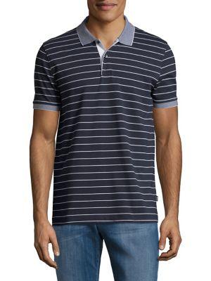 Hugo Boss Phillipson 29 Slim-fit Stripe Cotton Polo