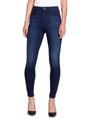 Skinny Girl Skinny High Rise Studded Jeans