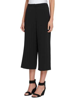 Tahari Arthur S. Levine Petite Cropped Wide Leg Pants