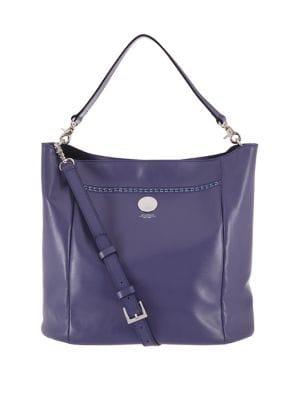 Lodis Parker Convertible Leather Bucket Bag
