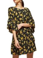 Miss Selfridge Blossom Tie-waist Floral Dress