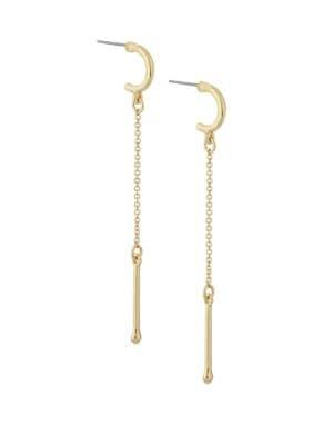 Laundry By Shelli Segal Goldtone Linear Drop Earrings