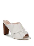 Avec Les Filles Mallory Tiered Flutter Leather Mules