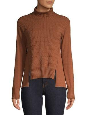 Marella Turtleneck Ribbed Sweater