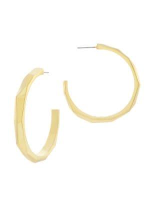 Cole Haan Goldtone Hoop Earrings, 1.6