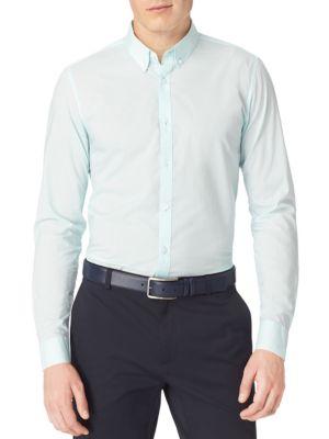 Calvin Klein Slim Fit Textured Button-down Shirt