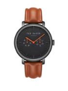 Ted Baker London Trent Leather-strap Watch