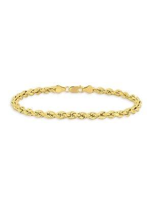 Sonatina 14k Yellow Gold Rope Bracelet