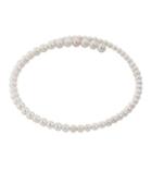 Effy 4-9mm Button White Pearl Bangle Bracelet