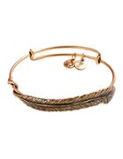Alex And Ani Quill Feather Bangle Bracelet
