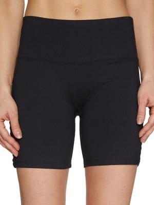Betsey Johnson Skinny Band Cut-out Shorts
