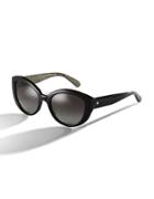 Kate Spade New York Sherrs 55mm Modified Cat's-eye Sunglasses